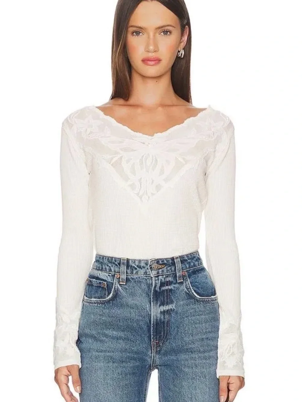 Free People Butterfly Cuff Top
